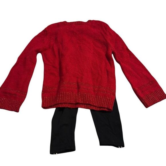 Splendid girls 4t bundle sweater leggings white red black - Picture 9 of 9